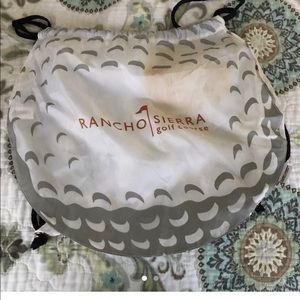 Rancho Sierra golf course white bag